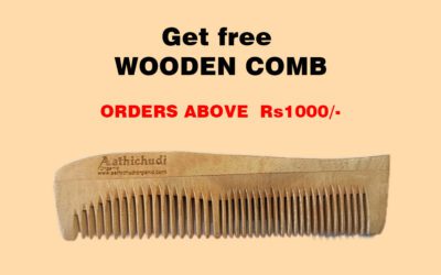 wooden comb